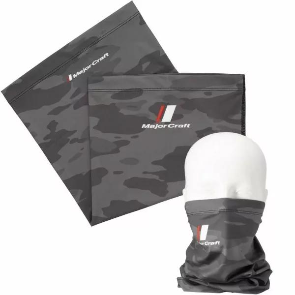 Major Craft Cache-visage anti-UV camouflage gris foncé Écharpe tubulaire