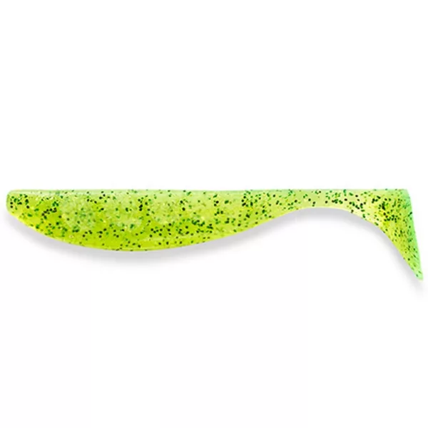FISHUP Wizzle Shad 5,08cm (10pcs.), #026 - Flo Chartreuse/Green Leurre souple en plastique