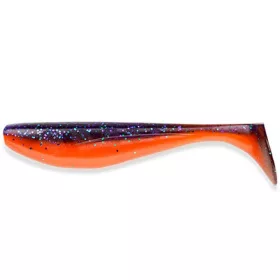   FISHUP Wizzle Shad 7,62cm (8pcs.), #207 - Dark Violet/Orange Leurre souple en plastique