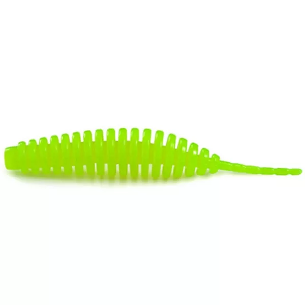 FISHUP Tanta 3,81cm (10pcs.), #111 - Chartreuse vif Leurre souple en plastique