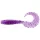FISHUP Fancy Grub 5,08cm (10pcs.), #014 - Violet/Bleu Leurre en plastique