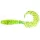 FISHUP Fancy Grub 6,35cm (10pcs.), #026 - Flo Chartreuse/Vert Leurre en plastique