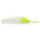 FISHUP Tanta 6,35cm (8pcs.), #131 - Leurre souple en plastique blanc/chartreuse vif