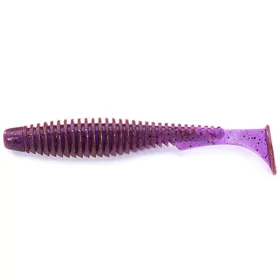   FISHUP U-Shad 10,16cm (8pcs.), #016 - Lox/Vert & Noir Leurre en plastique