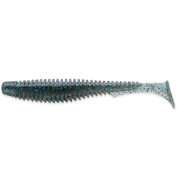 FISHUP U-Shad 10,16cm (8pcs.), #057 - Bluegill Leurre en plastique