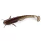 FISHUP Catfish 7,62cm (8pcs.), #045 - Citrouille Verte/Rouge & Noir Leurre en plastique