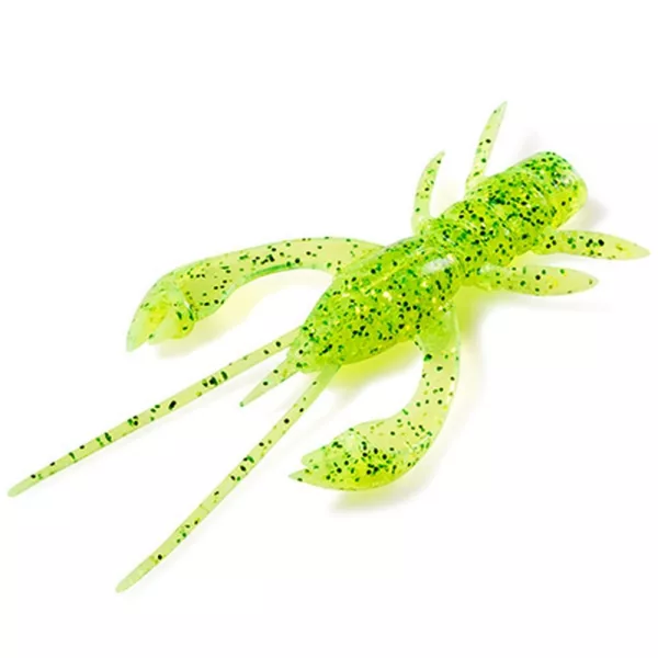 FISHUP Real Craw 3,81cm (10pcs.), #026 - Flo Chartreuse/Vert Leurre souple en plastique
