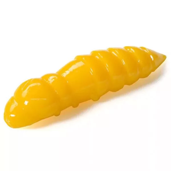 Fishup Pupa Cheese 3,81cm #103 Yellow Leurre Souple Plastique 8pcs