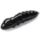Fishup Pupa Cheese 3,81cm #101 Black Leurre souple en plastique 8 pièces