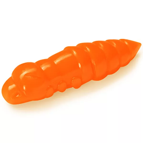 Fishup Pupa Cheese 3,81cm #113 Hot Orange Leurre Souple Plastique 8pcs