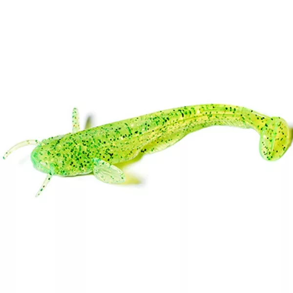FISHUP Catfish 5,08cm (10pcs.), #026 - Flo Chartreuse/Vert Leurre en plastique