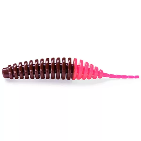 FISHUP Tanta 5,08cm (9pcs.), #139 - Ver de Terre/Rose Vif Leurre en plastique