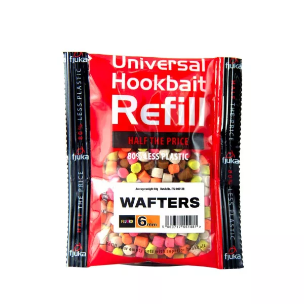 Fjuka Wafters Mixed Colours 6mm Wafters Recharge en Sachet 50gr