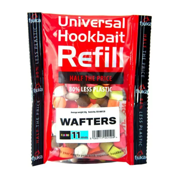 Fjuka Wafters Mixed Colours 11mm Wafters Recharge en Sachet 50gr