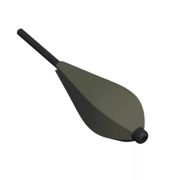 Carp Expert Torpedo Inline Plomb de pêche à la carpe longue distance coloré Go Green 140gr