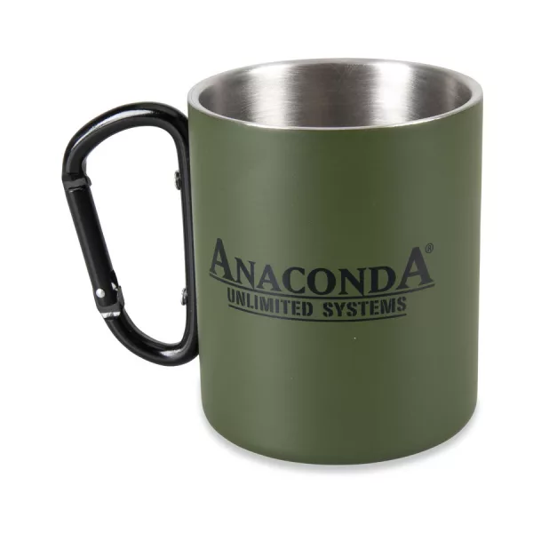 Anaconda Carabiner Mug Stainless Steel Fém Kávéscsésze 300ml