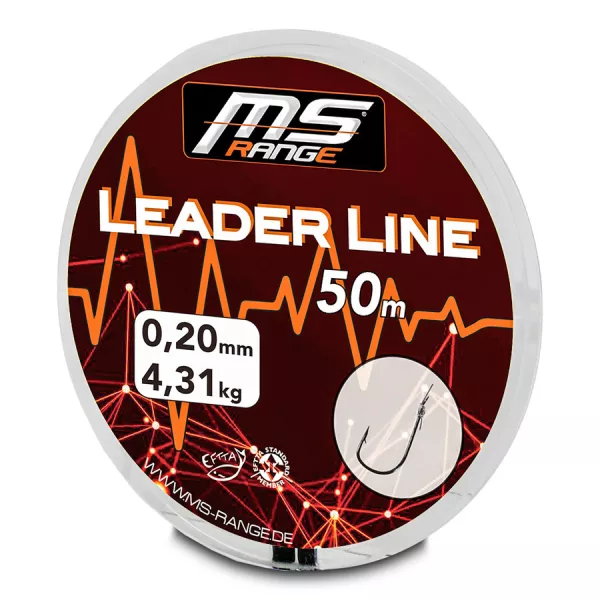 MS Range Átlátszó 0,28mm 50m Monofil Előkezsinór