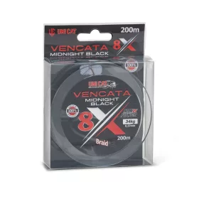   Uni Cat Vencata Midnight Black 8X 0,37mm 200m Fonott Főzsinór