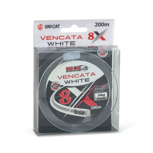 Uni Cat Vencata White 8X 0,50mm 200m Fonott Főzsinór