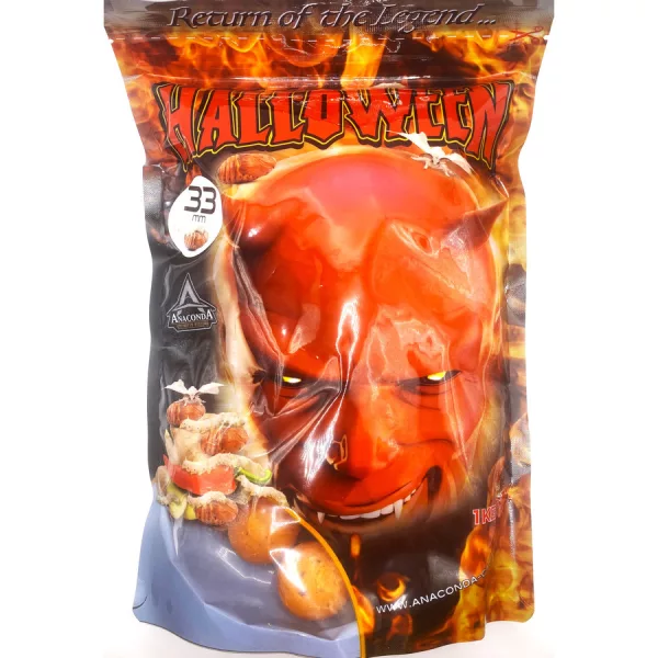 Anaconda Halloween Boilie 33mm Fűszeres-Édes-Selyemhernyó Bojli 1kg