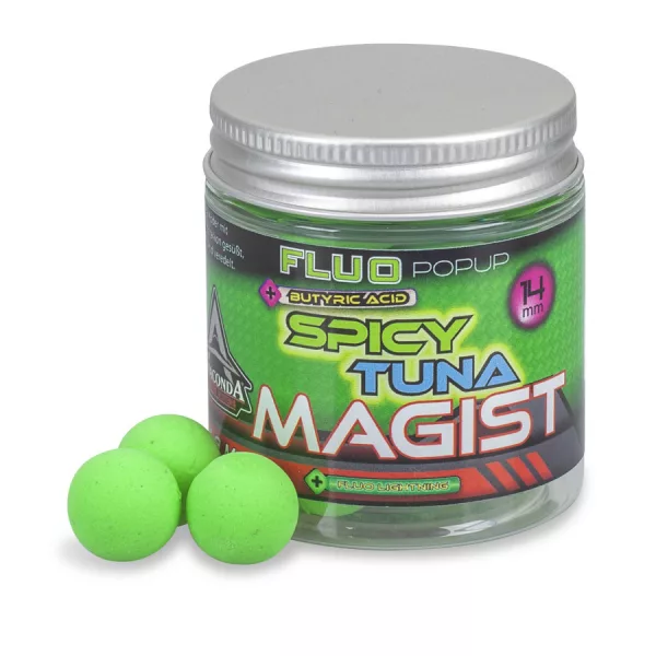 Anaconda Magist Micro Fluo 10mm Fűszeres Tonhal Pop Up 25gr