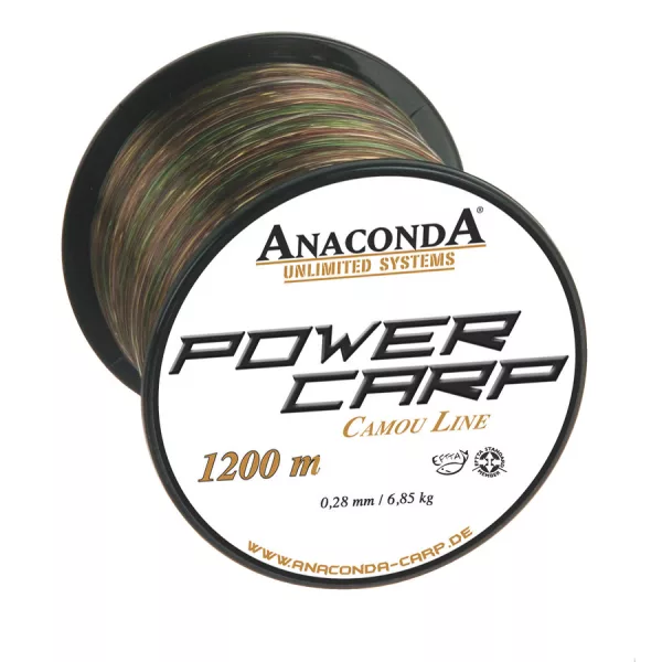 Anaconda Power Carp Camou Line 0,30mm 1200m Monofil Főzsinór