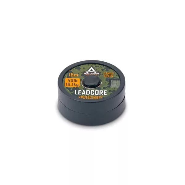Anaconda Super Soft Leadcore Zöld 5m 60lb Fonott Előkezsinór