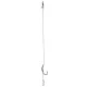 Anaconda Piercer RS Line Aligner Rig B-988 B 6 Füles, Szakáll Nélküli Fonott Előkötött Horog 2db