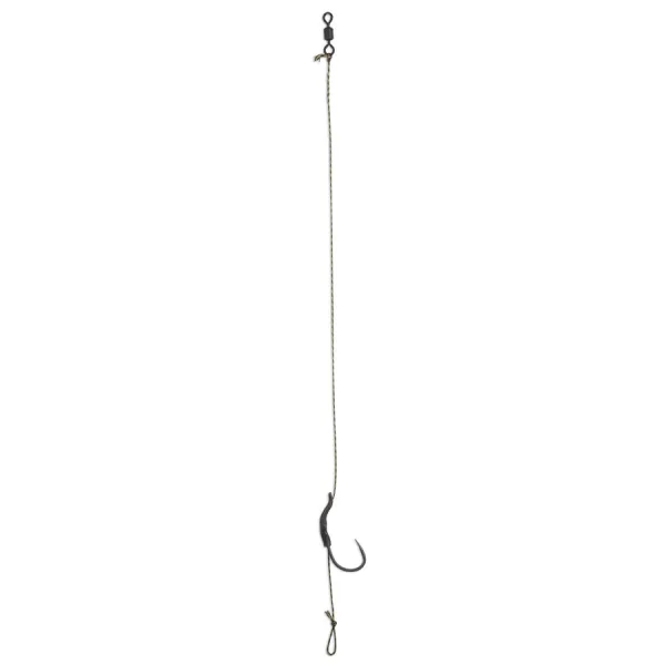 Anaconda Piercer RS Line Aligner Rig B-988 B 8 Füles, Szakáll Nélküli Fonott Előkötött Horog 2db