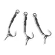Anaconda Piercer Ronnie Rig Curve Shank 4 Füles, Szakállas Pontyozó Horog 3db