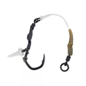   Anaconda Ready Ronnie Angle Chod Stiff Rig 4 Füles, Szakállas Előkötött Horog 3db