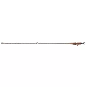   Anaconda Jungle Flexi Ring Swivel Safety Clip Leadcore Barna 40lb 80cm Előtétzsinór 3db