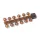 Anaconda Jungle Brown TH 6mm Gumigyöngy 24db
