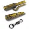 Anaconda Jungle Safety Lead Clip 360° Flex Ring Swivel Zöld Ólomklipsz Szett 5db