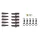 Anaconda 360° Flex Ring Swivel Safety Clip Kit Barna Biztonsági Ólomklipsz Rendszer 5db