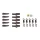 Anaconda Quick Change Safety Lead Clip Kit Barna Ólomklipsz Készlet 5db