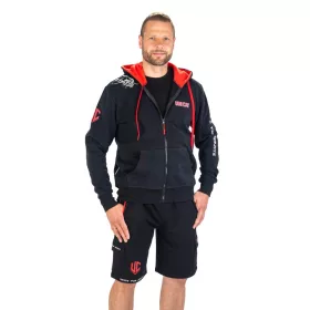 Uni Cat Team Zipper Kapucnis Pulóver M