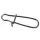 Iron Claw Round Bent Snap 4kg Kapocs 10db