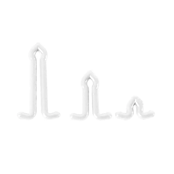 MS Range Hair Extender Stops Áttetsző 3-7-11mm Csalistopper 63db