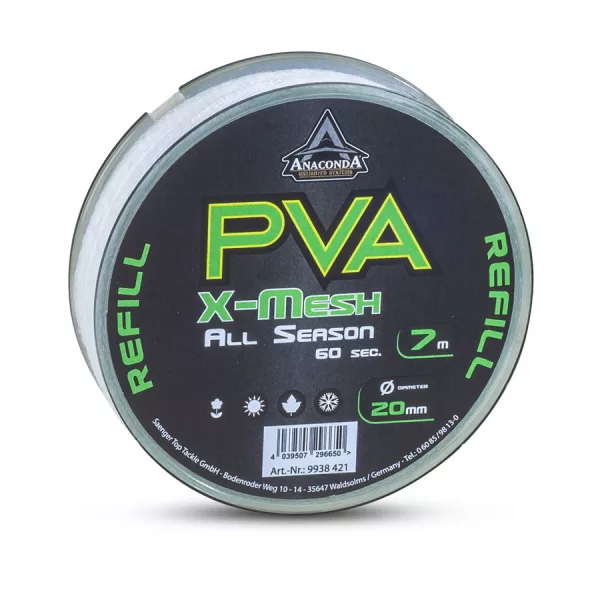 Anaconda All Season PVA X-Mesh Lassan Oldódó 20mm PVA Háló 7m