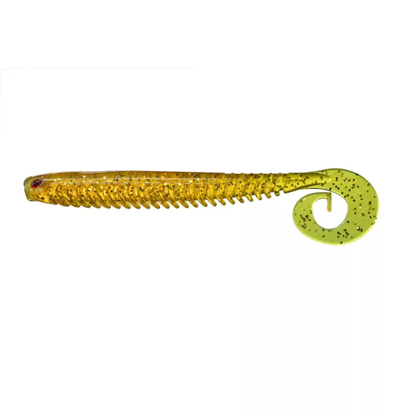 Bite On Rib Worm Caramel Oil 10cm 5gr Twister 5db