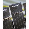 Matrix X6 Carp Pellet Rigger Band Rigs 16 10cm Füles, Szakáll Nélküli Monofil Előkötött Horog Csaligyűrűvel 8db