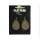 Korda Flat Pear Inline Blister Plomb pour la pêche à la carpe 70gr 2db