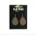 Korda Flat Pear Inline Blister Plomb pour la pêche à la carpe 142gr 2db