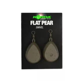   Korda Flat Pear Swivel Blister Plomb pour Bouillette 30gr 2 pièces
