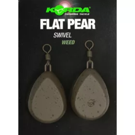   Korda Flat Pear Swivel Blister Plomb pour Bouillette 142gr 2 pièces