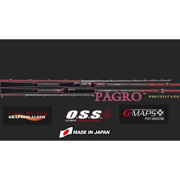 Graphiteleader Nouvo Pagro Cast GNPC-6102L-S R Fast 2,05m 100gr Canne à pêche spinning 2 sections