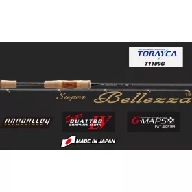   Graphiteleader Super Bellezza 18 GSBS-642UL R-Fast 1,93m 0,5-5gr 2 Részes Canne à pêche