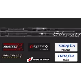  Graphiteleader Silverado Prototype 20GSILPC-762ML-HS Cast Rapide 2,29m 3-15gr Canne à pêche spinning 2 brins