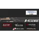 Graphiteleader Vigore Cast 20GVIGC-75M R-Fast 2,26m 1/4-1oz Canne à lancer en 2 pièces